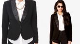 Blazer c/ gola Cetim